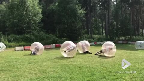 Zorb football fail