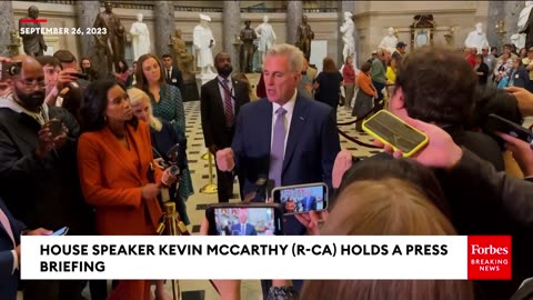 JUST IN- Kevin McCarthy Blasts President Biden Over Border Security Ahead Of Looming Shutdown