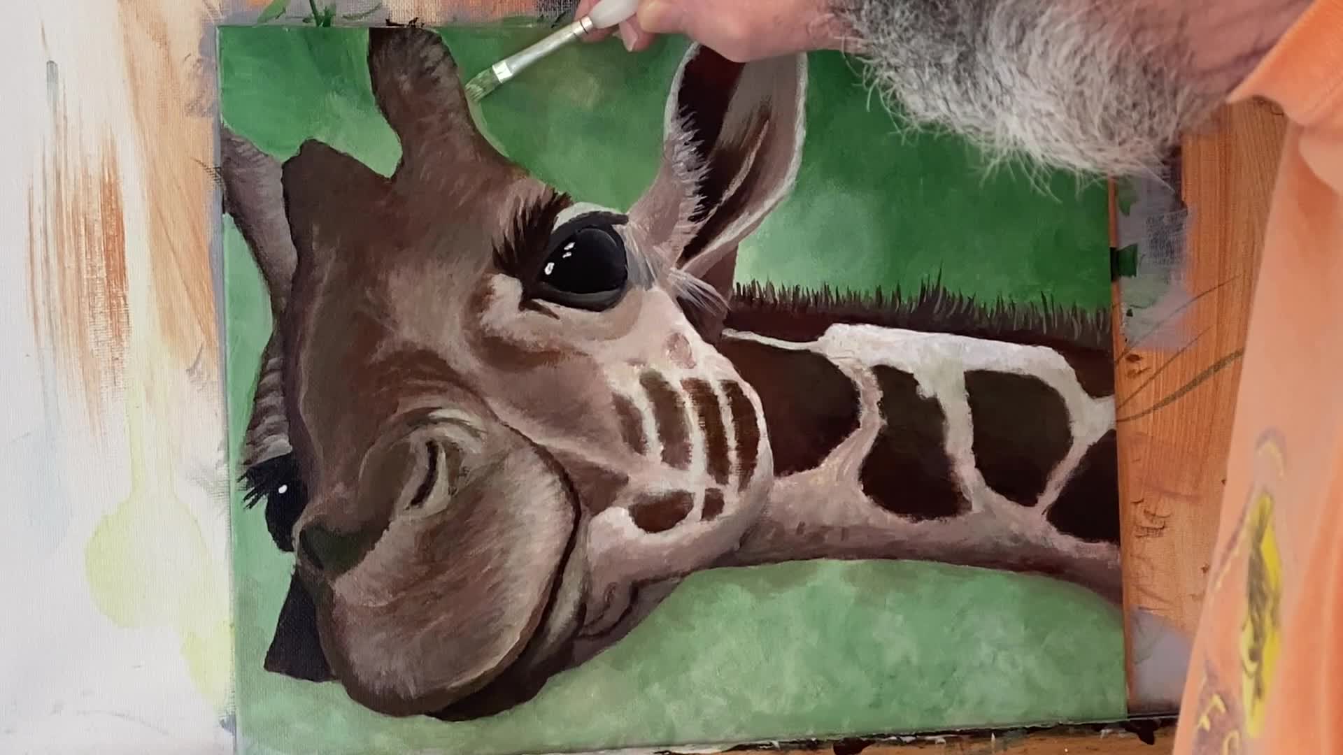 Red And Green Giraffe full video