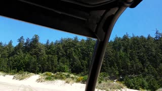 Riding the RZR on the Oregon Dunes