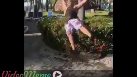 Bush jump when you're stuck with side chick
