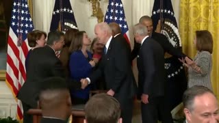 Pelosi Kisses Biden Before Testing Positive