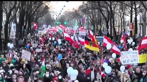 A sea of people as Austria hits the streets en masse against covid tyranny