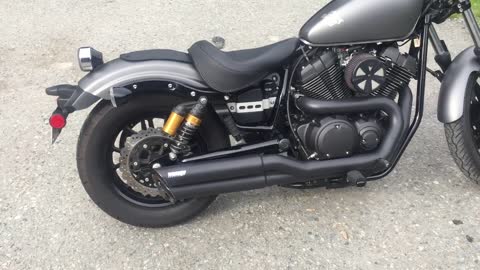 Yamaha Bolt Mustang Seat with Vance and Hines Air and Exhaust