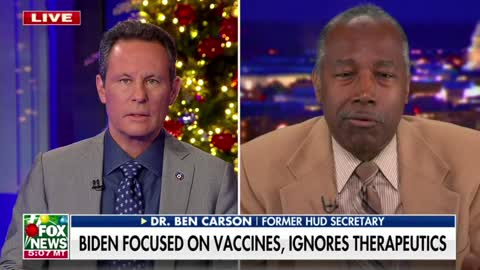 Dr. Ben Carson suggests the Biden admin needs to stop scaring everybody so they stop running off to get tested