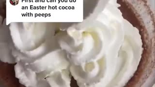 How to Make Peeps Whipped Hot Chocolate