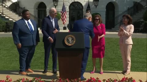 Biden shakes hands with Schumer, forgets, then tries again seconds later