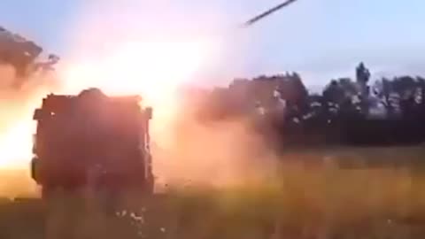 Footage from R70 Vampir MLRS From Czech Republic