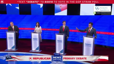RNC 4th Debate Vivek attacking Nikki Haley on foreign policy...