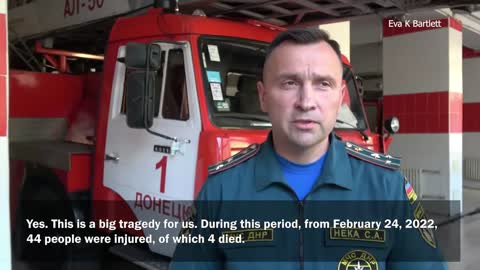 Testimonies From Fire And Rescue Personnel in Donetsk.