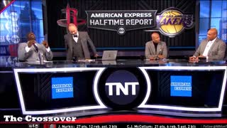 Charles Barkley roasts Jussie Smollett during TNT's NBA halftime show