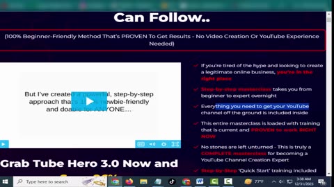 TUBE HERO 3.0 REVIEW – RECEIVE 500 TO 6,000 DAILT VISITORS USING 100% FREE TRAFFIC SOURCES