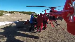 Overweight Hiker Too Large To Carry Rescued by Chopper