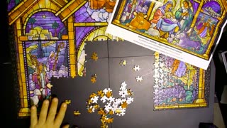 Stained Glass Nativity Jigsaw Day 8 - Just Rest Your Eyes (JRYE#498)