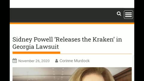 Sidney Powell Releases Kraken and Files in Georgia!