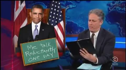'Jon Stewart Tears Apart Obama! Can't Say You Found Out About News Same Time As Us!' - 2013