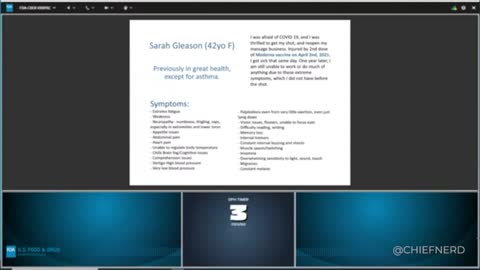 Vaccine Injured 42-Year-Old Pro-Science Democrat Calls into the FDA VRBPAC Meeting