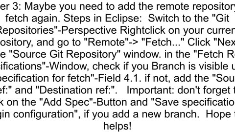 How to solve this Exception caught during execution of merge command orgeclipsejgiterrorsMissingObj