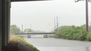Electrical Explosion During Rain Storm