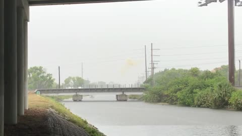 Electrical Explosion During Rain Storm