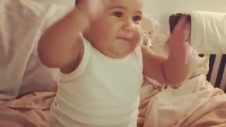 Baby goes nuts for very specific TV commercial