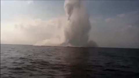 Underwater Sea-Mine Explosion