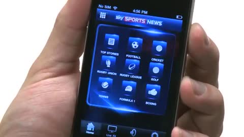 Sky Sports News demo from The Carphone Warehouse