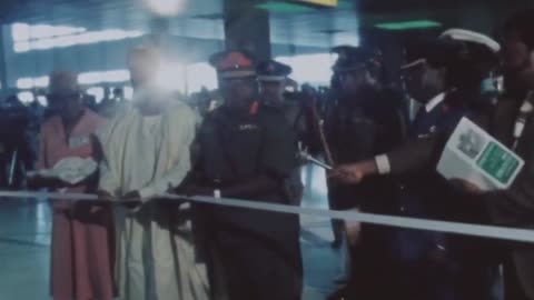 Opening Of Murtala Muhammed Airport In Lagos By Nigerian Head Of State; General Olusegun Obasanjo 🇳🇬