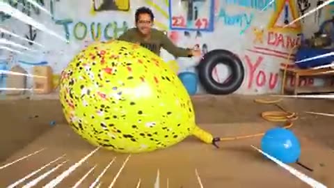 We Try Monster Balloon - Super Big Size Balloon Create