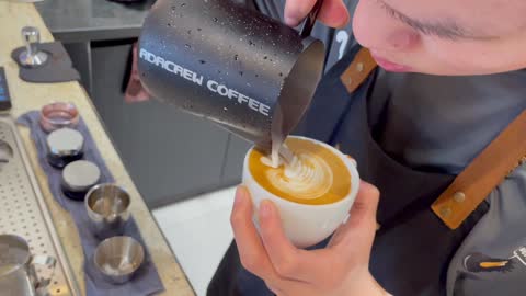 Coffee Latte Art Swan