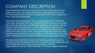 Car Broker New York