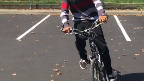 Funny bike riding fail