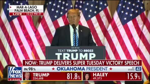 Full Trump Victory Speech [Super Tuesday March 5, 2024]