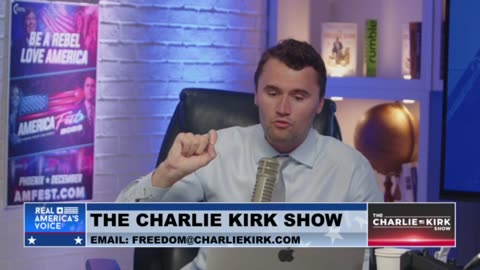 Charlie Kirk on The Media Going After Russell Brand Because He Dared to Question the Regime