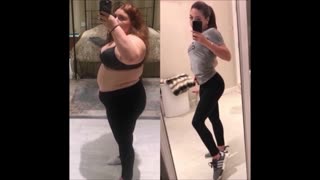 Weight loss transformation before and after pictures.