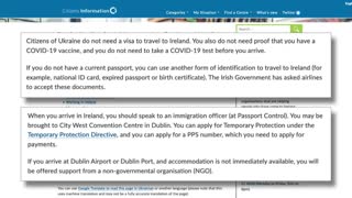 Ukrainian Migrants coming into Dublin contain no women or children. Why ?