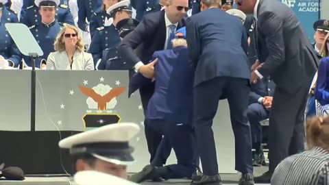 BREAKING: Joe Biden falls at the Air Force Graduation