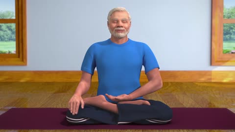 Yoga with Modi Dhyana Hindi