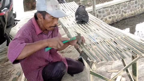 HOW TO MAKE A SIMPLE BAMBOO SEAT