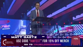 Matt Gaetz Full Speech at TPUSA Americafest