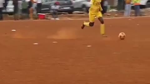 Beautiful talent from Africa football game