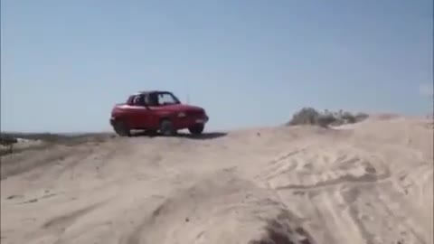 Suzuki X90 in Sand Dunes