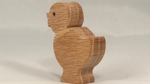 Wood Toy Bird, Chick Cutout, Handmade, Unfinished, Unpainted