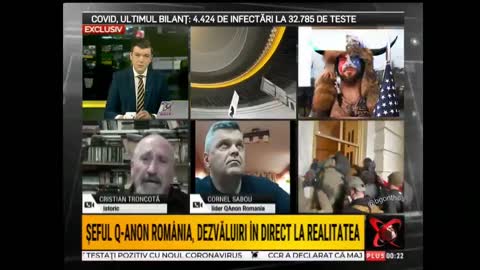 14.01.2021 Cornel Sabou ( Qanon Romania ) invitat la Realitatea TV