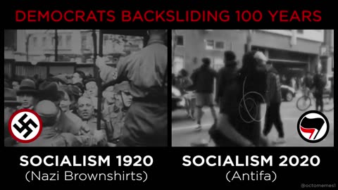 Antifa Brownshirts - 100 years of socialism