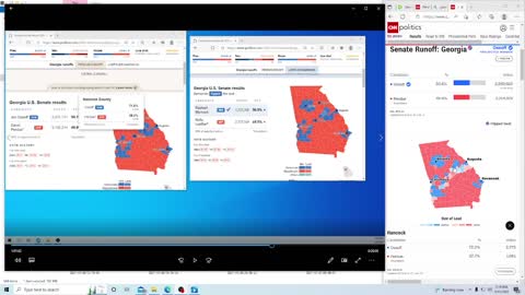 Georgia gave votes before they even counted them. Runoff election