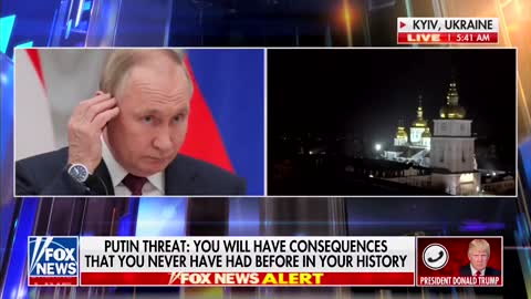 Trump calls into Fox News as Putin announces "Special Military Operation" in Ukraine