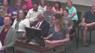 Girl Speaks out Against Woke Transgender Policies at School Board Meeting in Peoria, AZ