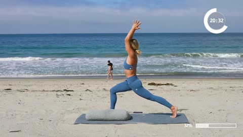 30Min Full Body Yoga/Stretch For Stress + Positivity