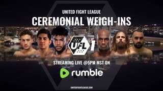 UFL 1 Ceremonial Weigh Ins | United Fight League